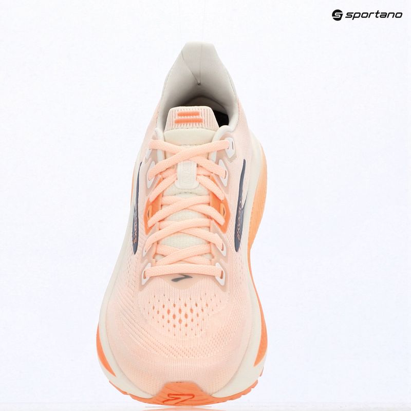 Buty do biegania damskie Brooks Ghost 18 star white/cyber peach/grey 17