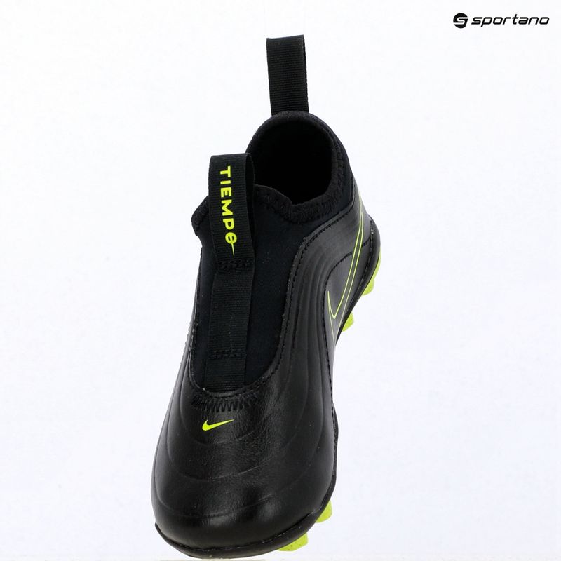 Buty piłkarskie dziecięce Nike Tiempo Maestro Flex Jr FG/MG PS black/volt/black 16