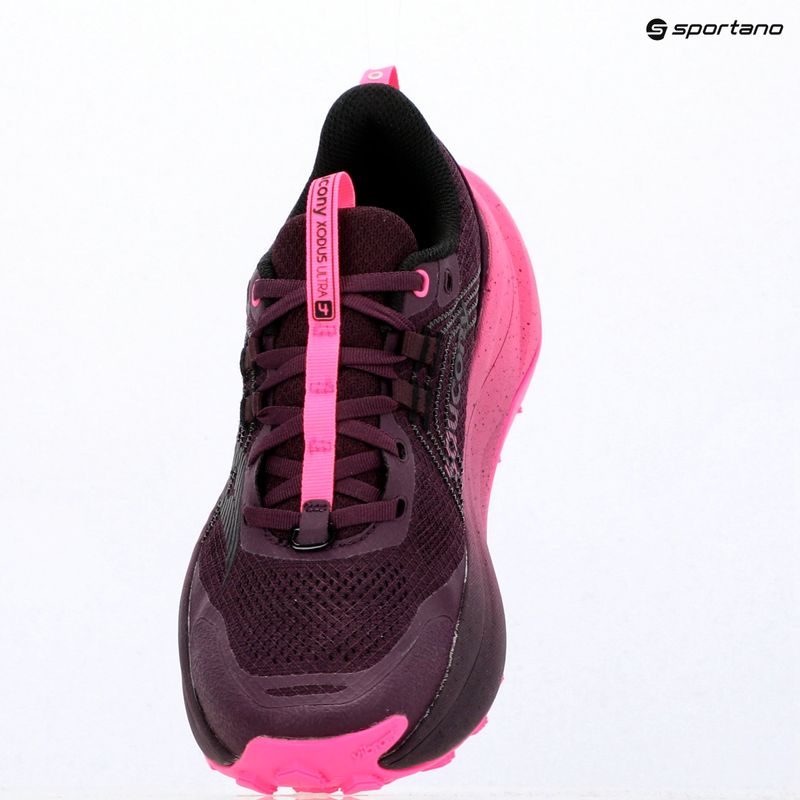 Buty do biegania damskie Saucony Xodus Ultra 4 eggplant/shock 11
