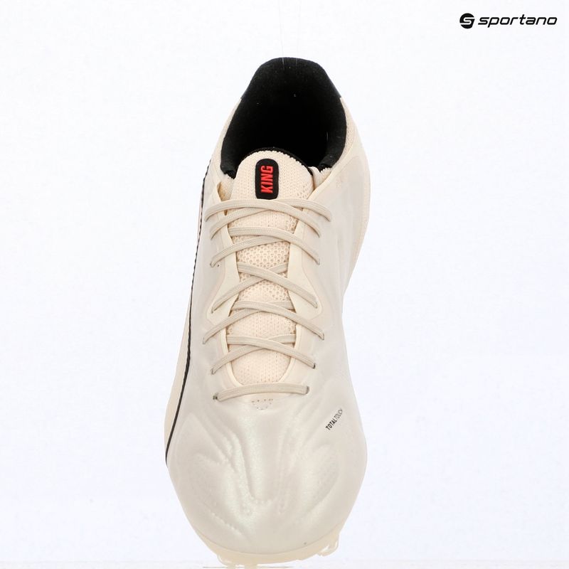 Buty piłkarskie PUMA King 20 Pro FG/AG sugared almond/puma black/ultra red 16