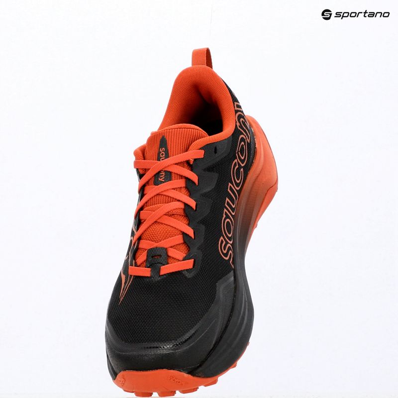 Buty do biegania męskie Saucony Peregrine 16 black/rust 10