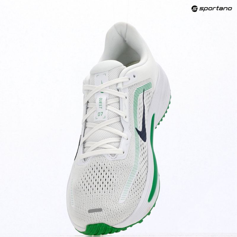 Buty do biegania męskie Nike Quest 7 white/green spark/midnight navy 10