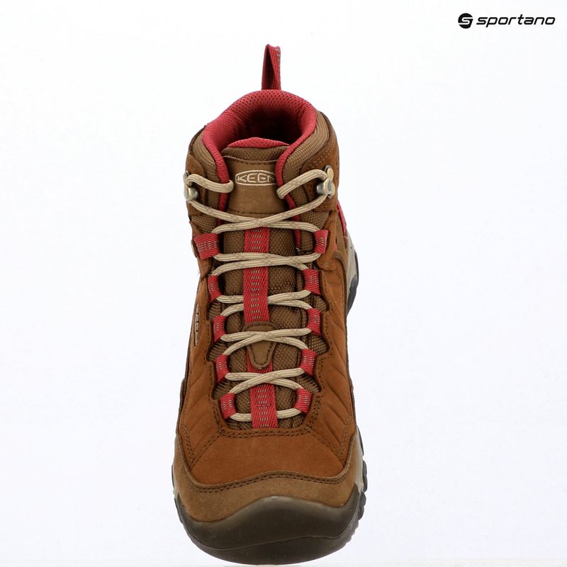 Buty trekkingowe damskie KEEN Targhee IV Mid Wp bison/beaujolais 15