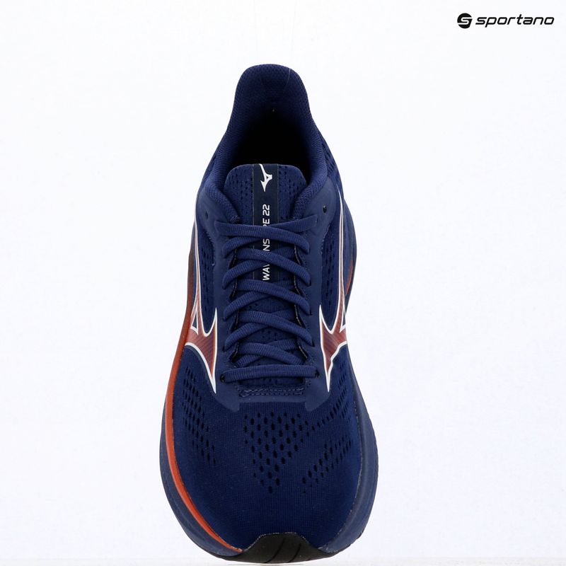 Buty do biegania męskie Mizuno Wave Inspire 22 beacon blue/tomato puree/firecracker 14