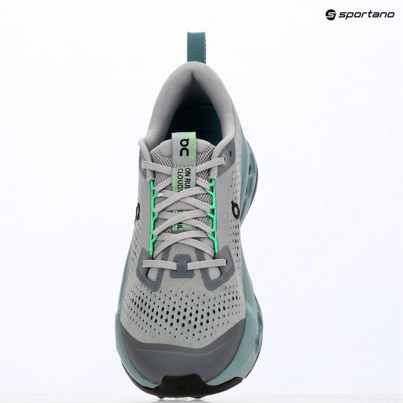 Buty do biegania męskie On Cloudsurfer Trail 2 platinum/tide 8