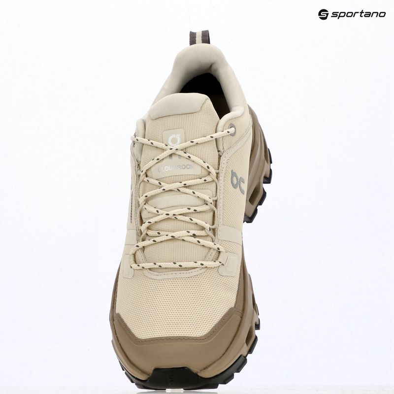 Buty turystyczne męskie On Cloudrock Low Waterproof earth/black 9