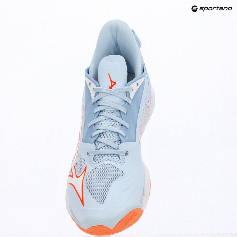 Buty do piłki ręcznej damskie Mizuno Wave Mirage 5 blue finch/white 15