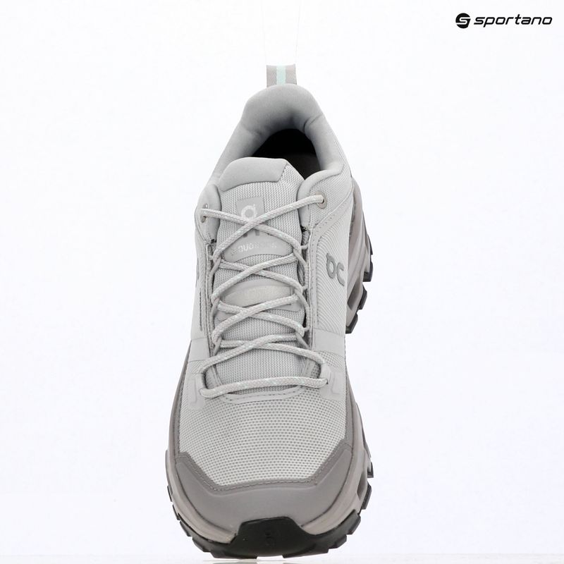 Buty turystyczne damskie On Cloudrock Low Waterproof glacier/ore 15
