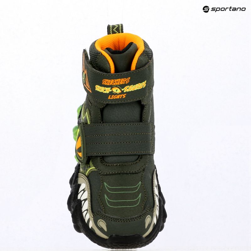Śniegowce dziecięce SKECHERS Skech-O-Saurus Lights 2.0 green 16