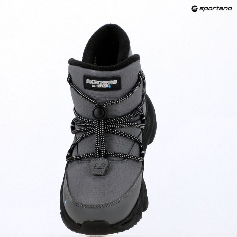 Buty zimowe dziecięce SKECHERS Turbo Tread Storm Glider gray 8