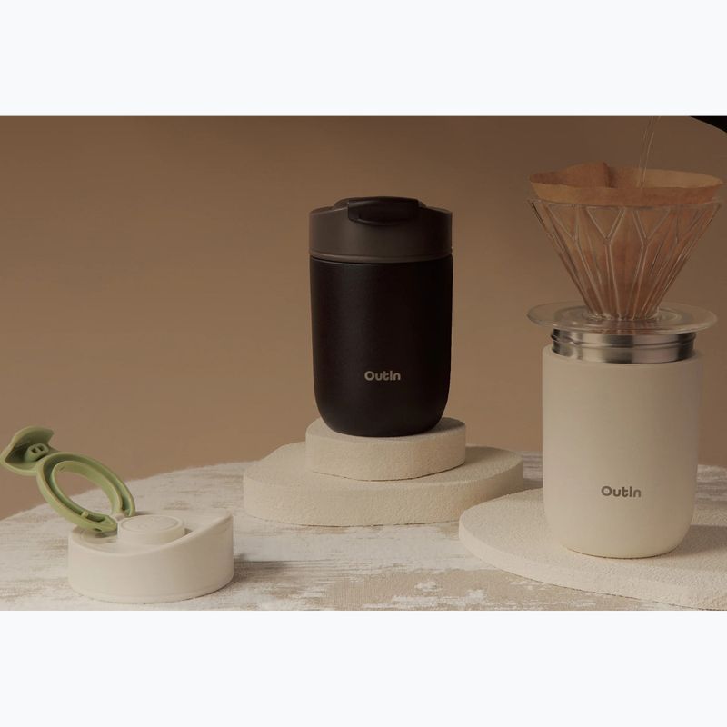 Kubek termiczny OutIn Travel Tumbler 350 ml terra brown 5