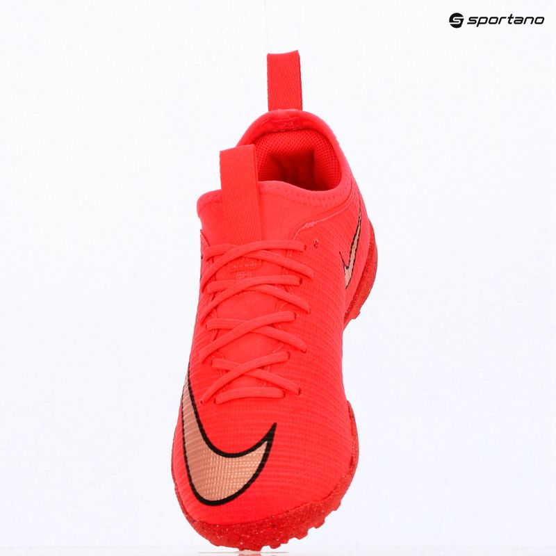 Buty piłkarskie dziecięce Nike Jr. Mercurial Vapor 17 Academy TF bright crimson/blur 15
