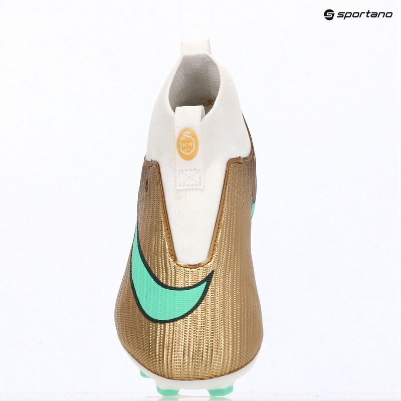 Buty piłkarskie dziecięce Nike Jr. Mercurial Superfly 11 Academy "Kylian Mbappé" MG metallic gold/green glow 16