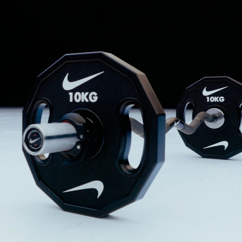 Obciążenie bumperowe  Nike Strength Pro Urethane Plates 10 kg black/white 6