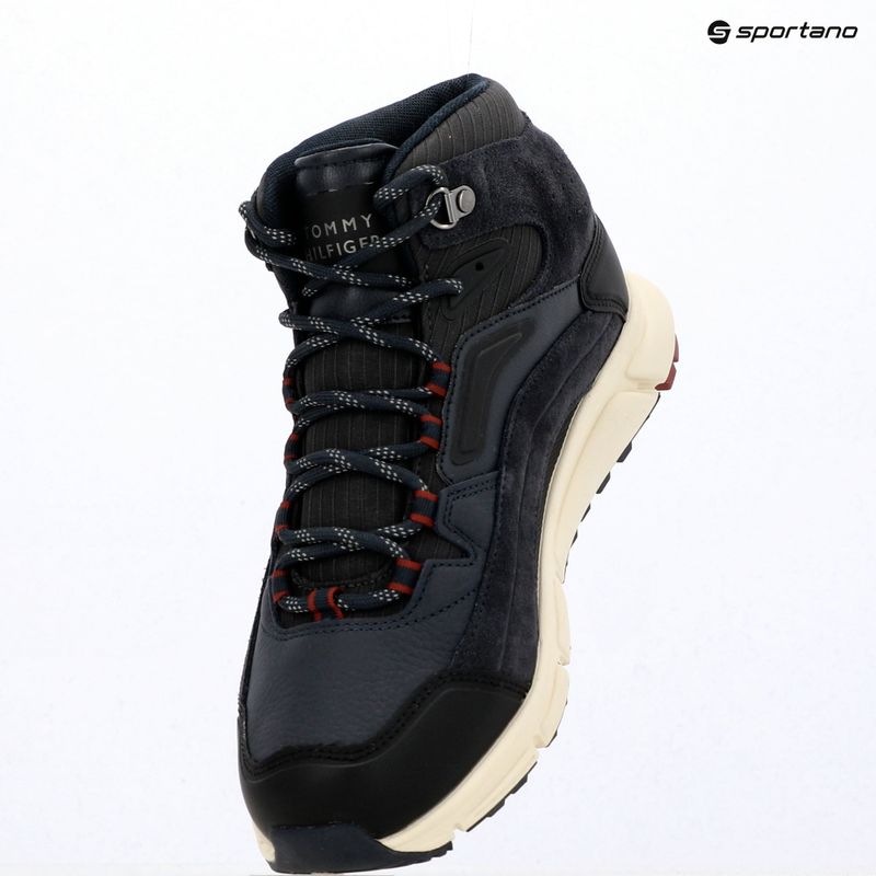 Buty męskie Tommy Hilfiger Mix Chuk Waterproof navy blue 9
