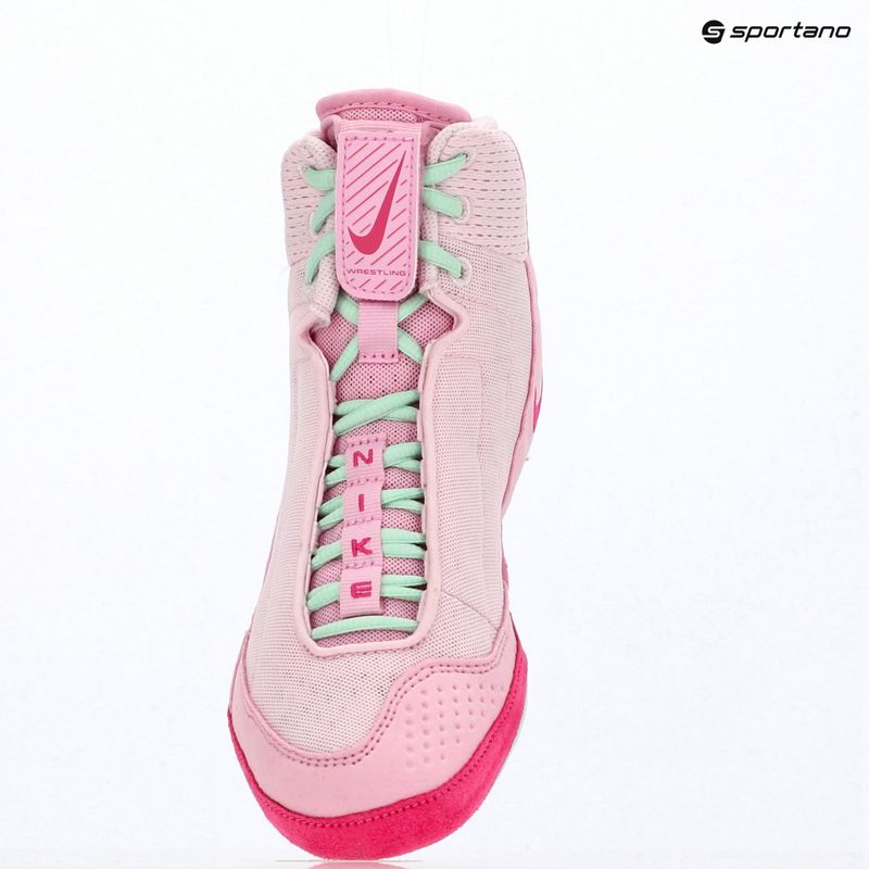 Buty zapaśnicze Nike Inflict 4 pink foam/desert pink/pink rise/rrtic green 9