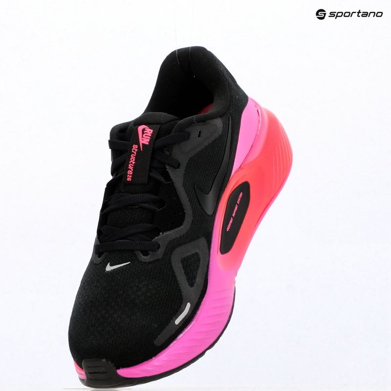 Buty do biegania damskie Nike Structure 26 black/hyper pink/laser crimson/black 13