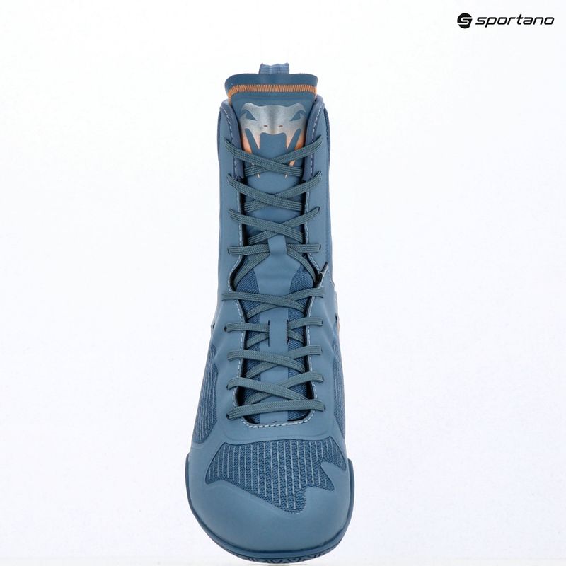 Buty bokserskie Venum Elite Neo Boxing steel blue/orange 14