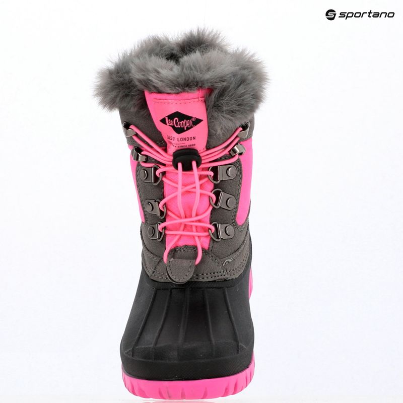 Śniegowce dziecięce Lee Cooper LCJ-26-44-4570K fuchsia 11