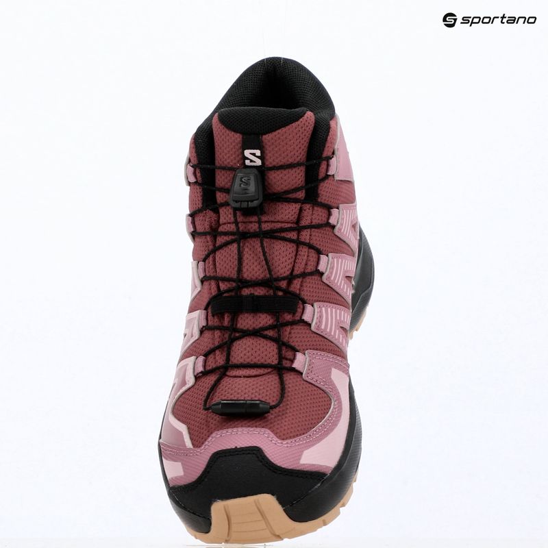 Buty turystyczne dziecięce Salomon XA Pro Mid Waterproof nocturne/dusky orchid 14