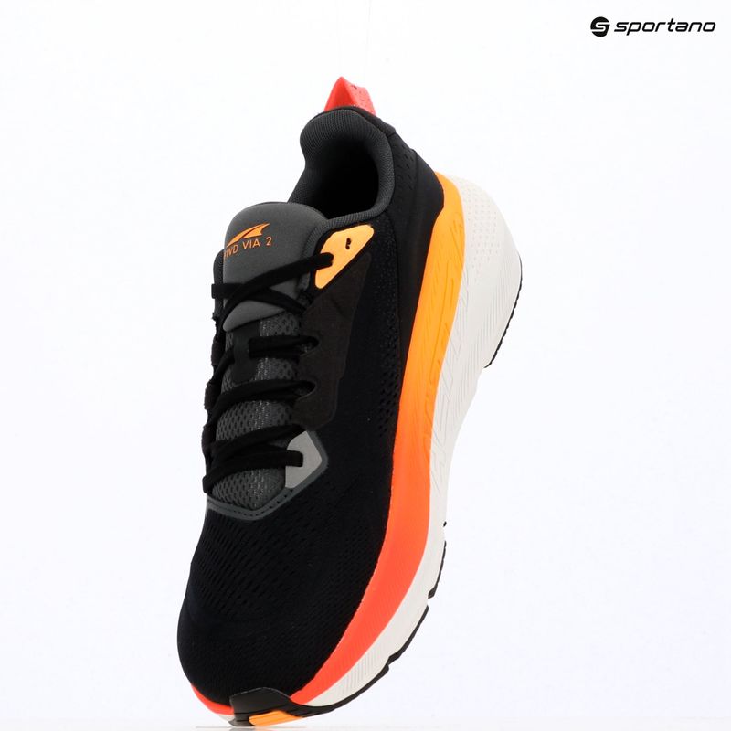 Buty do biegania męskie Altra FWD Via 2 black/orange pop/coral 13