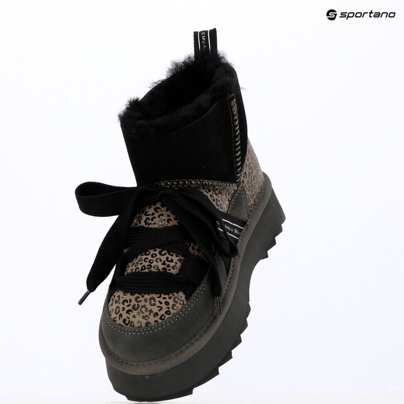 Śniegowce damskie EMU Australia Blurred Micro Patchwork Leo charcoal 14