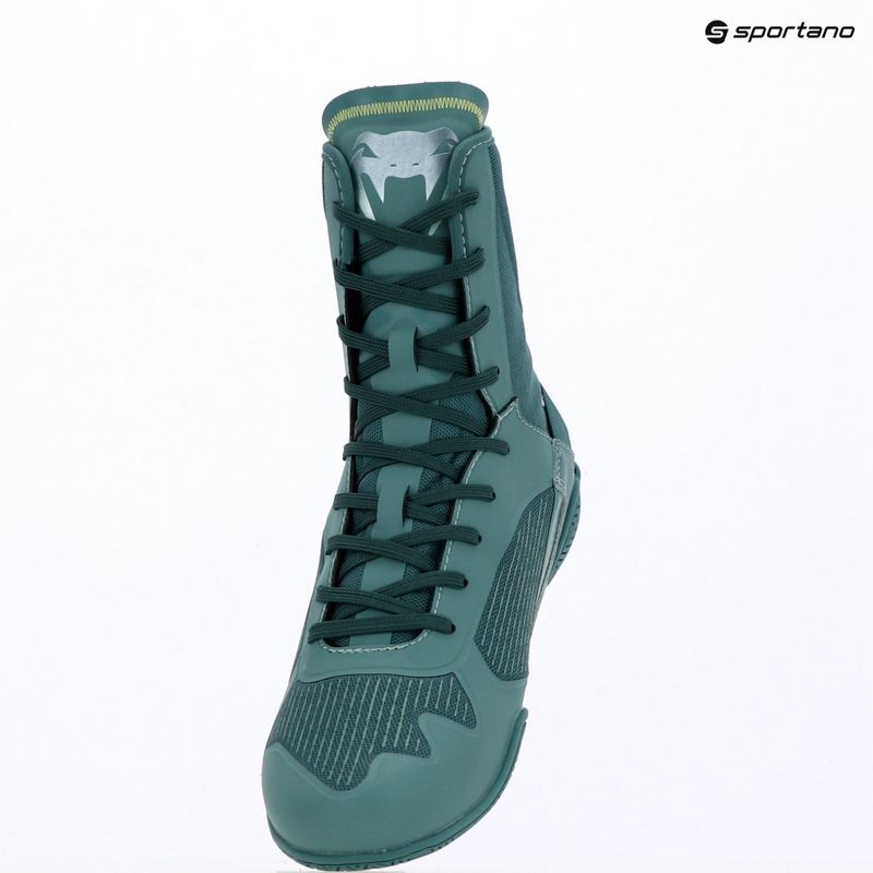 Buty bokserskie Venum Elite Neo Boxing green/neon yellow 14