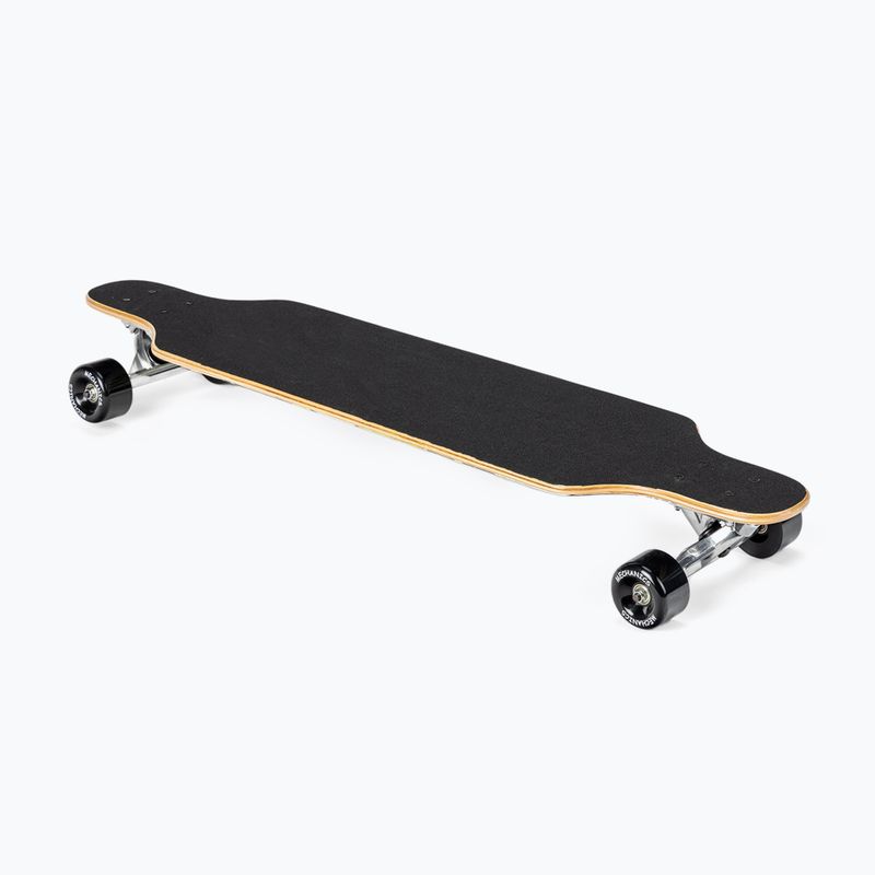 Deskorolka longboard Mechanics Crossy 40 x 9 black/green 2