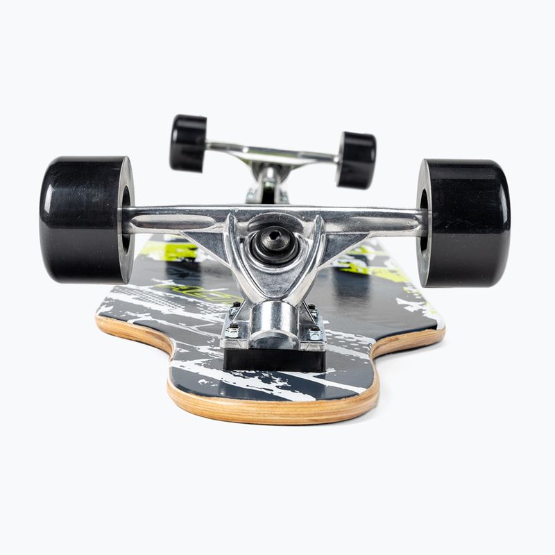 Deskorolka longboard Mechanics Crossy 40 x 9 black/green 9