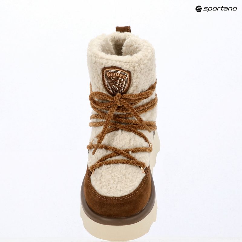Śniegowce damskie Blauer USA F6DOYLE01 cream/brown 11