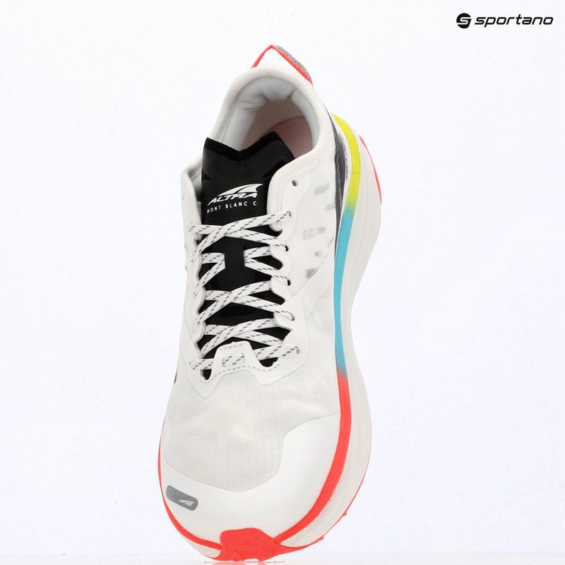 Buty do biegania męskie Altra Mont Blanc Carbon white/black/firey coral 13