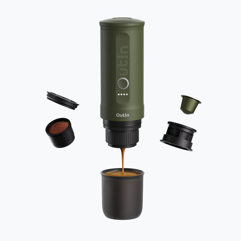 Przenośny ekspres do kawy OutIn Nano Portable Espresso forest green 2