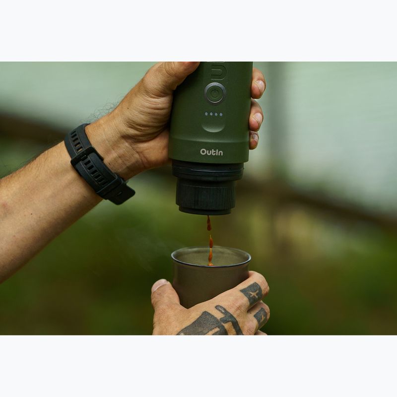 Przenośny ekspres do kawy OutIn Nano Portable Espresso forest green 7