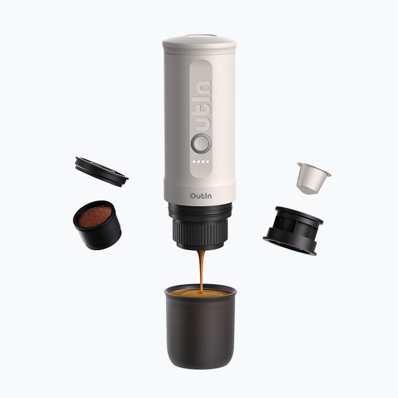 Przenośny ekspres do kawy OutIn Nano Portable Espresso peal white 2