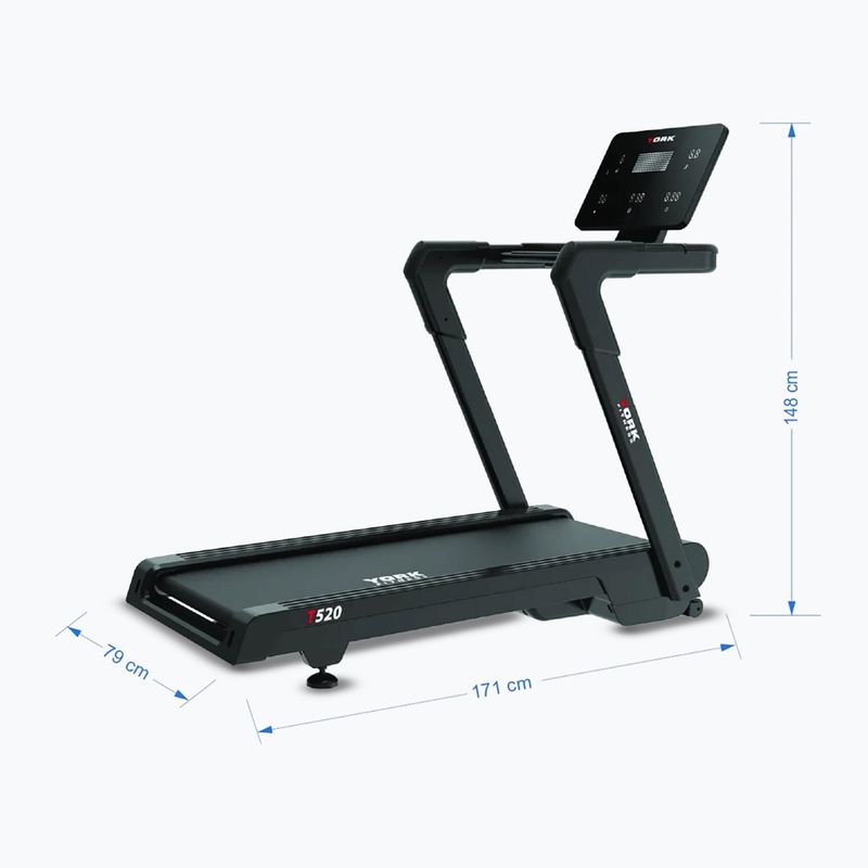 Bieżnia elektryczna York Fitness T520 black 7