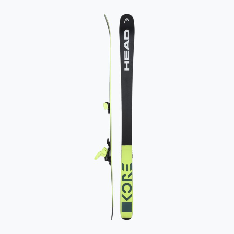 Narty zjazdowe HEAD Kore 93 + wiązania Attack 14 GW yellow/anthracite 2