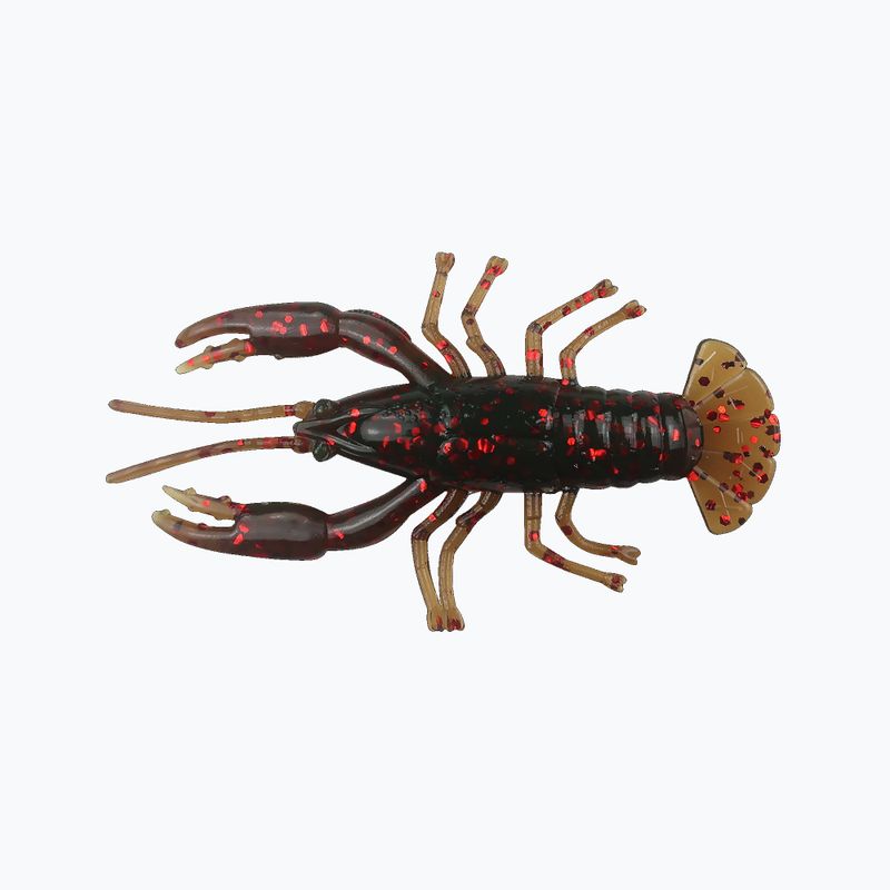 Przynęta gumowa Relax Crawfish 2 Standard 4 szt. motoroil/red glitter