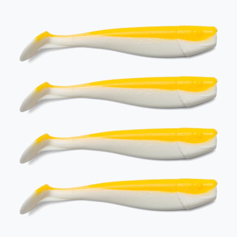 Przynęta gumowa Relax Kingshad 4 Laminated 4 szt. yellow/white
