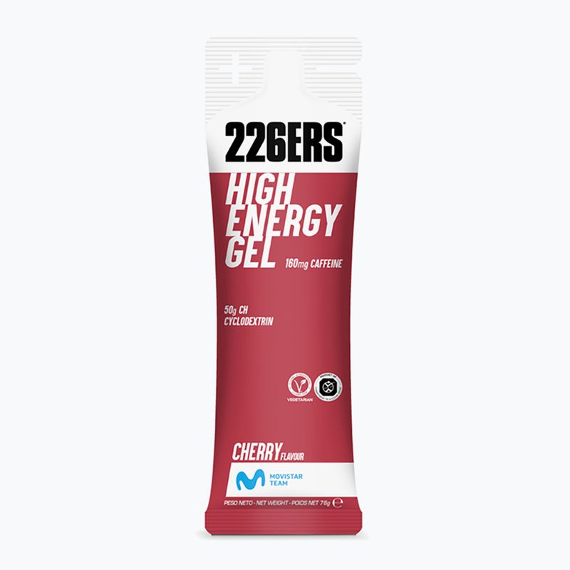 Zestaw żeli energetycznych 226ERS High Energy Caffeine 24 szt. x 76 g wiśnia 2