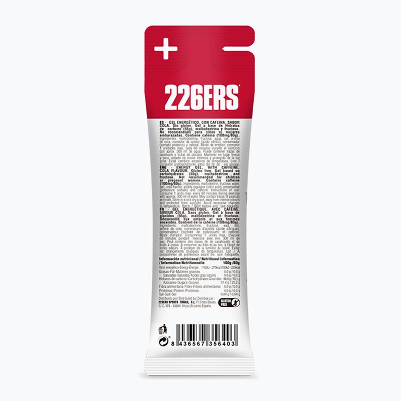 Zestaw żeli energetycznych 226ERS High Fructose Caffeine 24 szt. x 80 g cola 3