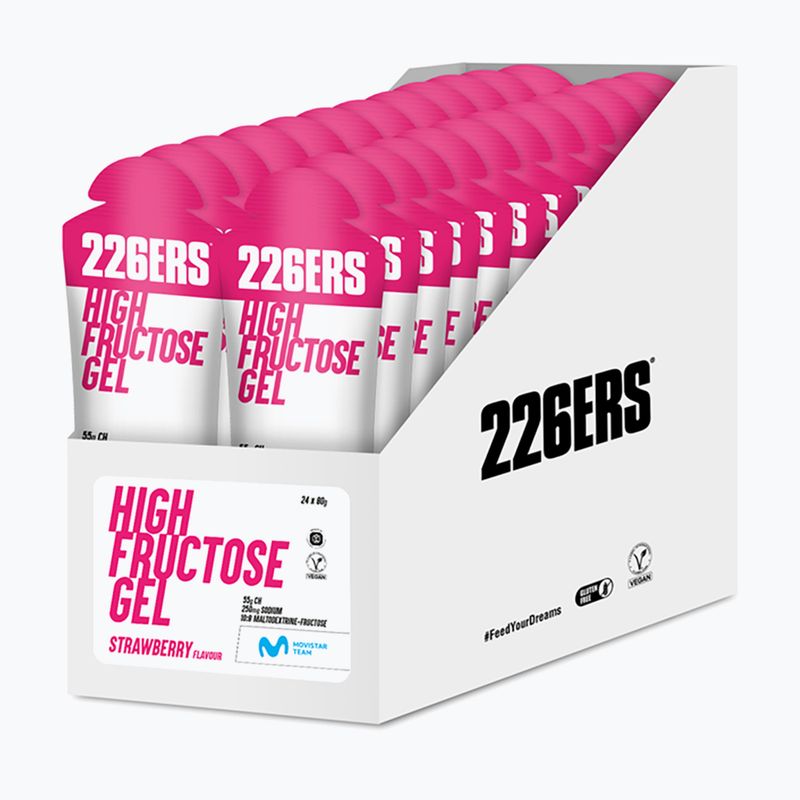 Zestaw żeli energetycznych 226ERS High Fructose 24 szt. x 80 g truskawka