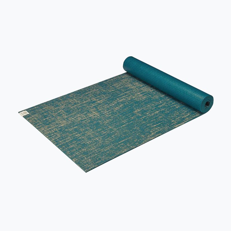 Mata do jogi Gaiam Jute 6 mm blue 3