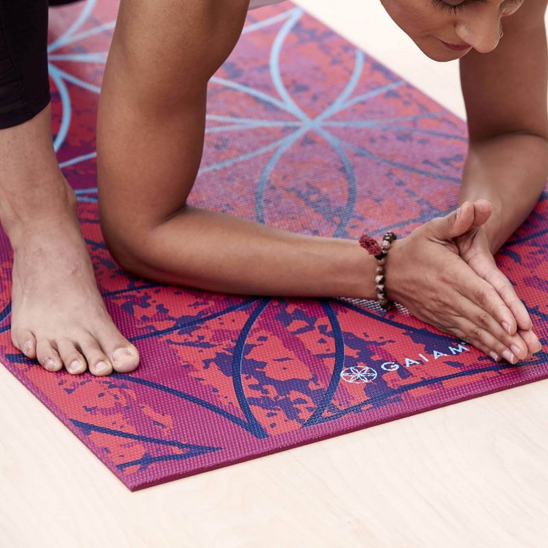 Mata do jogi Gaiam Radience 4 mm różowa 63491 6