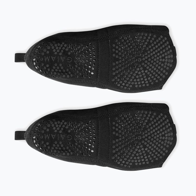 Skarpety Gaiam Grippy Yoga Studio black/blue/green 3