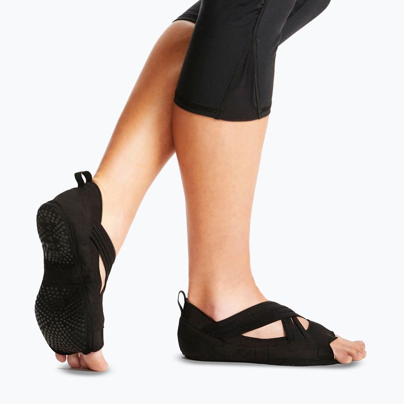 Skarpety Gaiam Grippy Yoga Studio black/blue/green 6