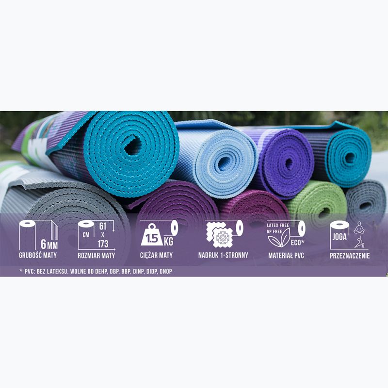 Mata do jogi Gaiam Insta-Grip Sunset 6 mm grip sunset 5
