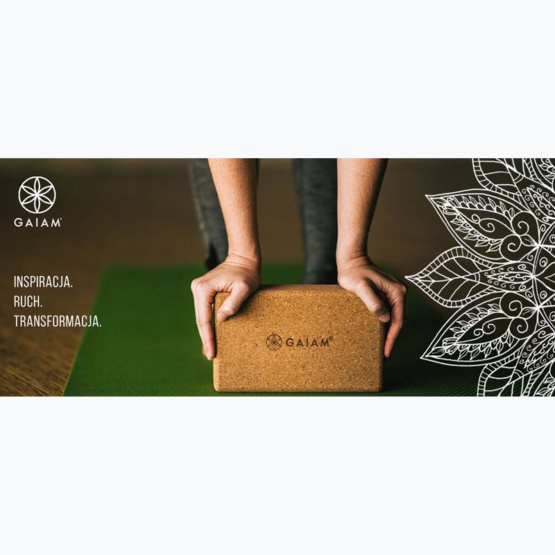 Kostka do jogi Gaiam Intense Rust Sundial Point intense sundial point 7