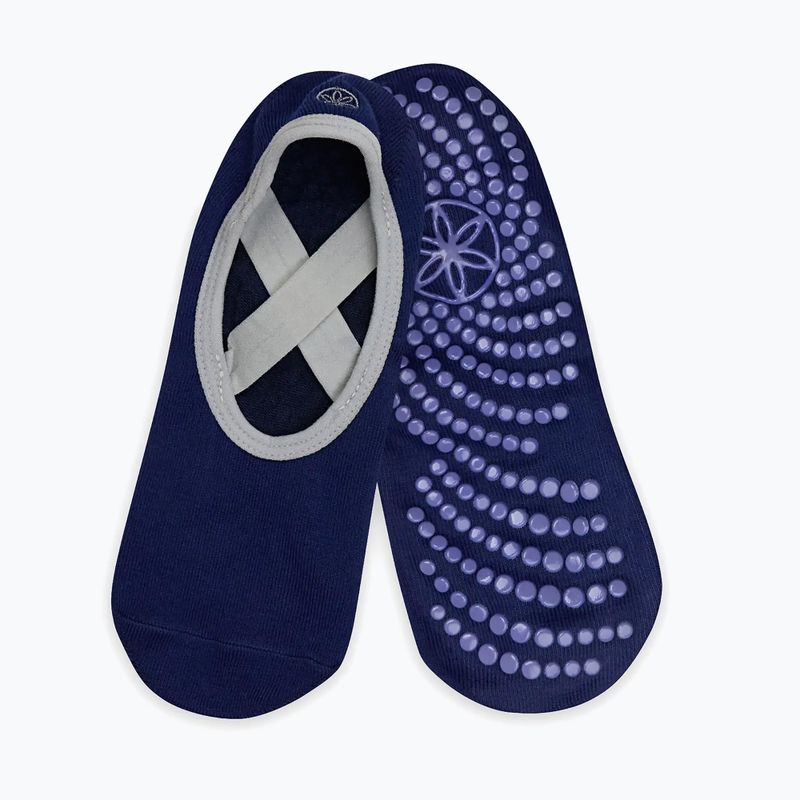 Skarpety Gaiam Grippy Yoga Barre indigo