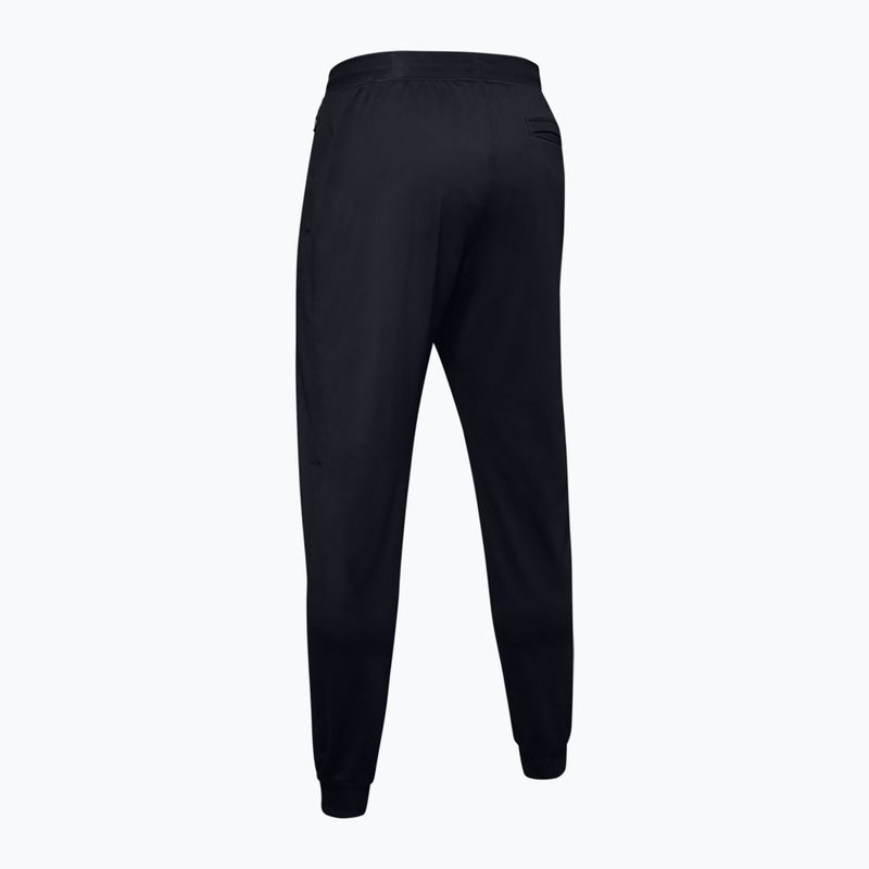 Spodnie męskie Under Armour Sportstyle Tricot Jogger black/white 9