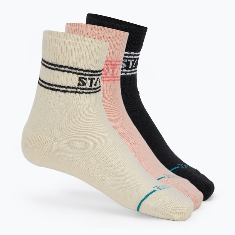 Skarpety Stance Basic Quarter 3 Pary pink